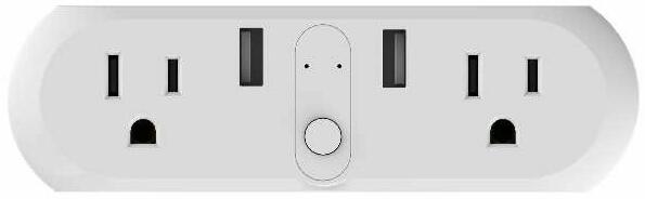 WiFi smart socket with 2 Outlets